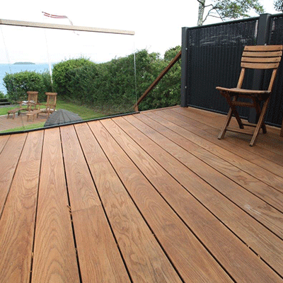 Varmebehandlet Ask terrasse
